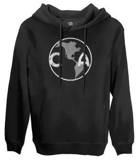 Club América '21 Retro Badge Fleece Pullover Hoodie - Black