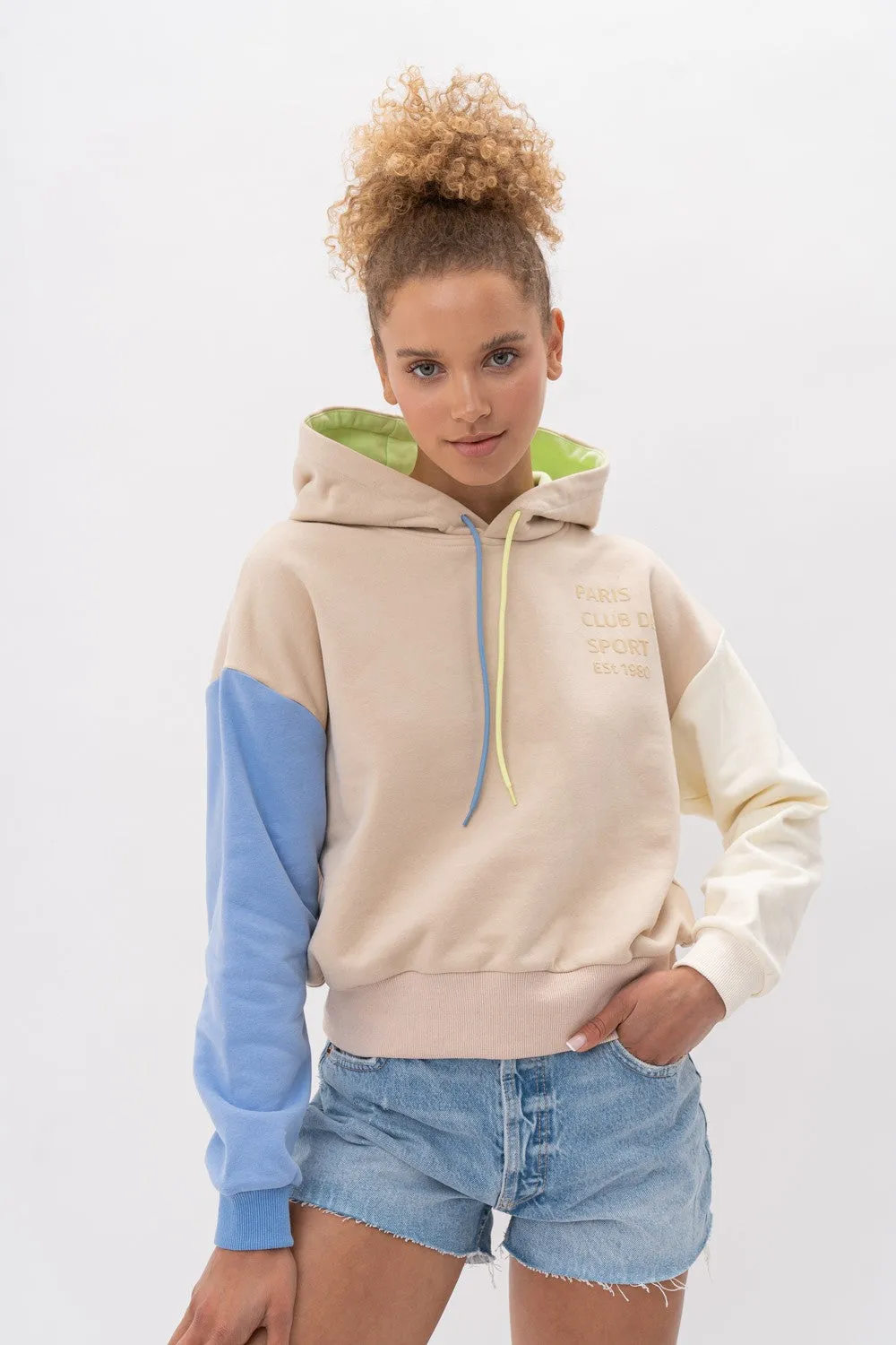 Club Cropped Hoodie