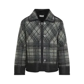 CRAIG GREEN Quilted Plaid Fade Jacket