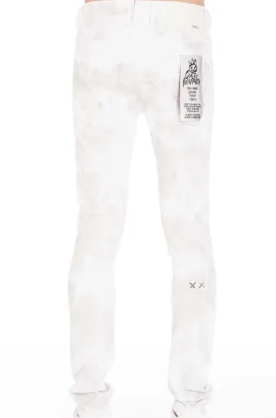 CULT PUNK SUPER SKINNY JEANS IN CLOUD
