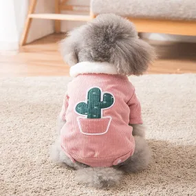 Cute Dog Cotton Coat Pet Dog Clothes for Small Dogs