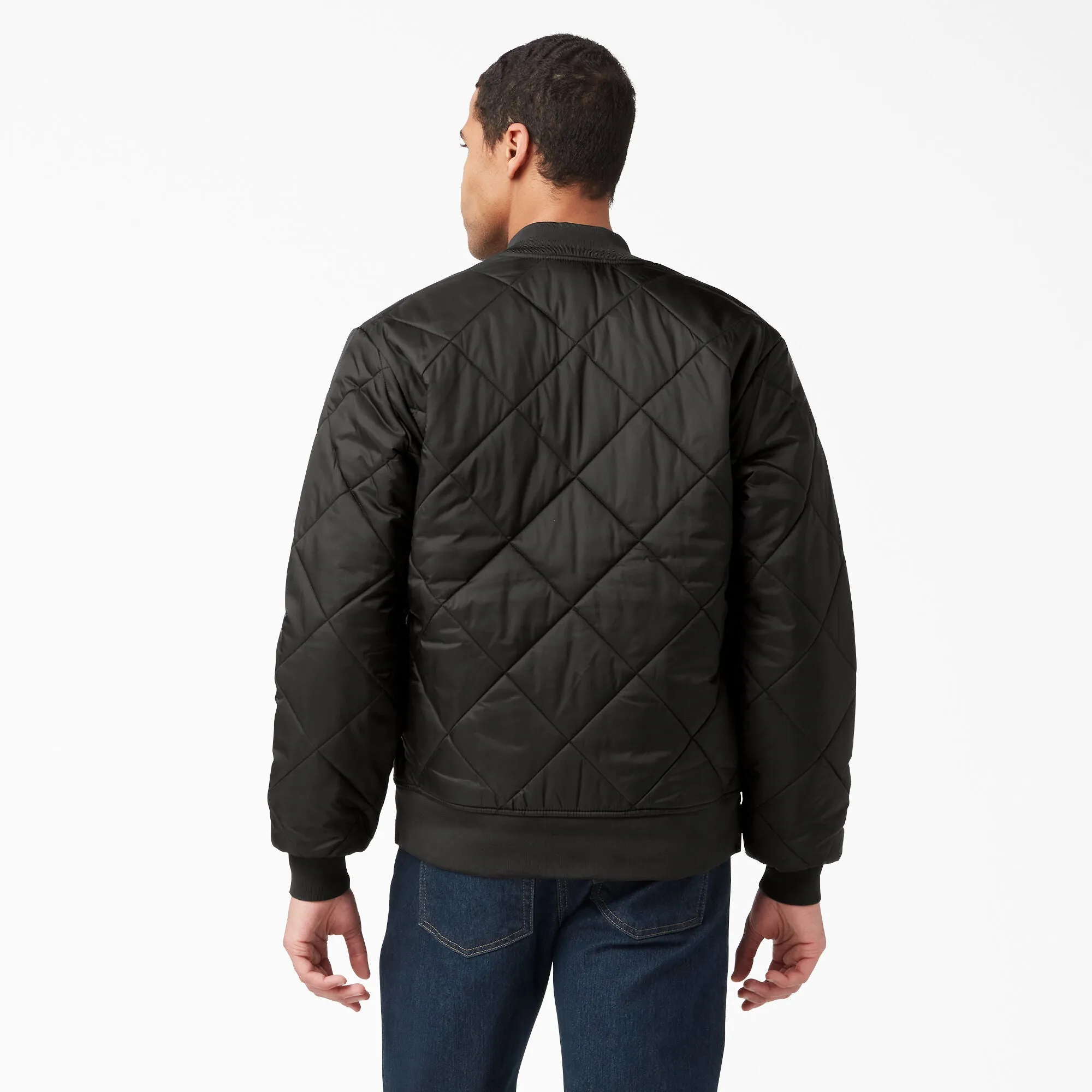 Dickies Men's Diamond Quilted Jacket Black 61242BK