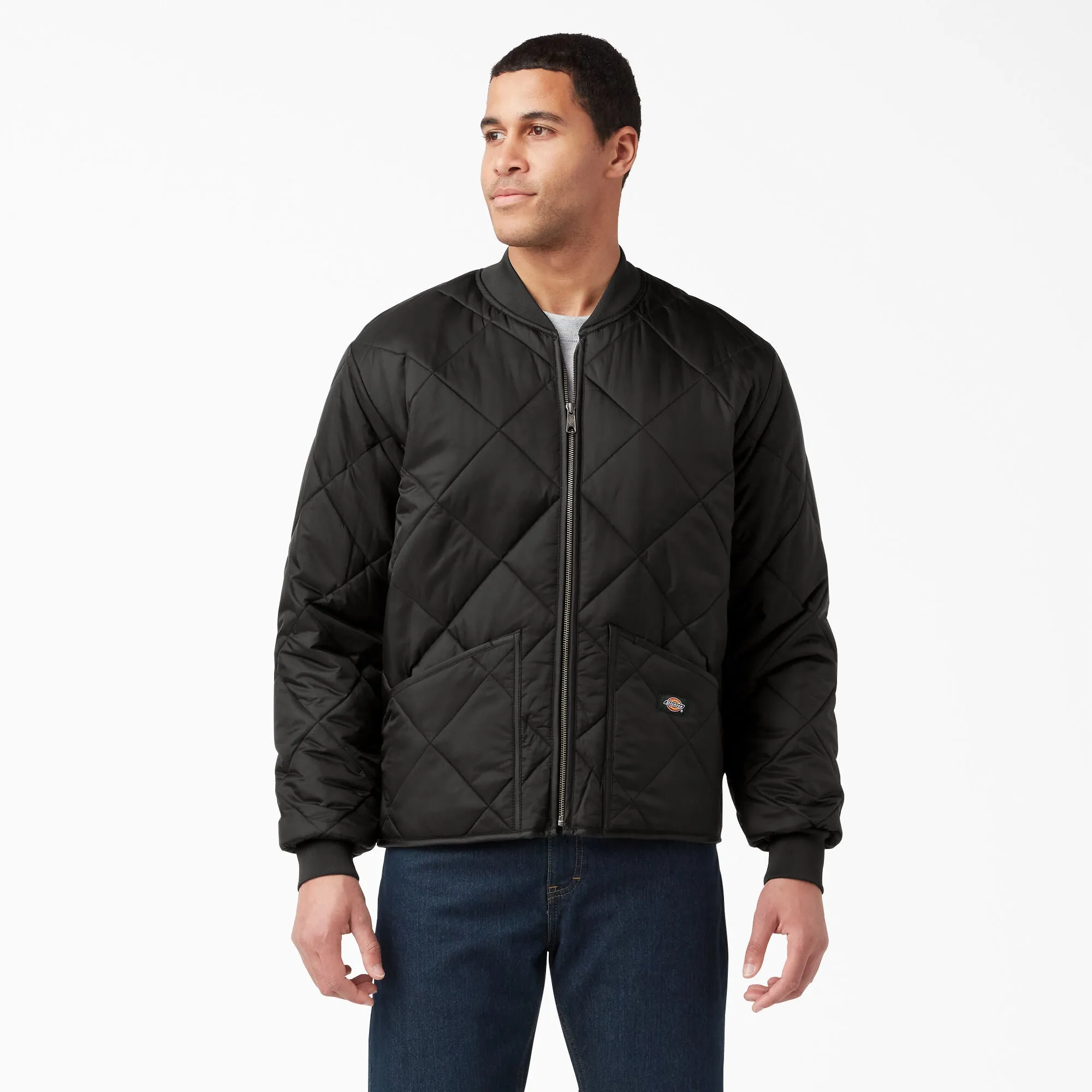 Dickies Men's Diamond Quilted Jacket Black 61242BK