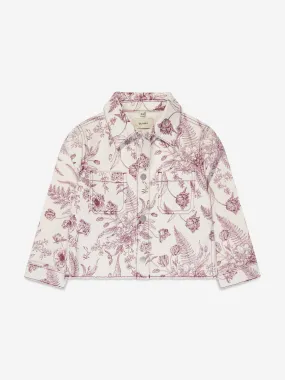 DL1961 Girls Botanical Manning Jacket in White