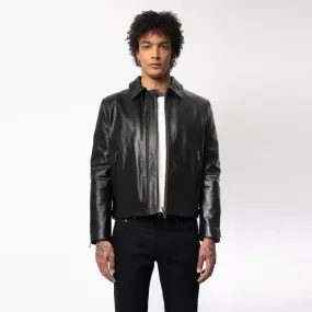 Eddy Leather Jacket (Black)