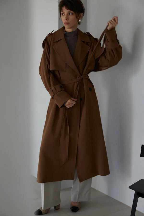 Elsa Trench Coat <br>-CAM-