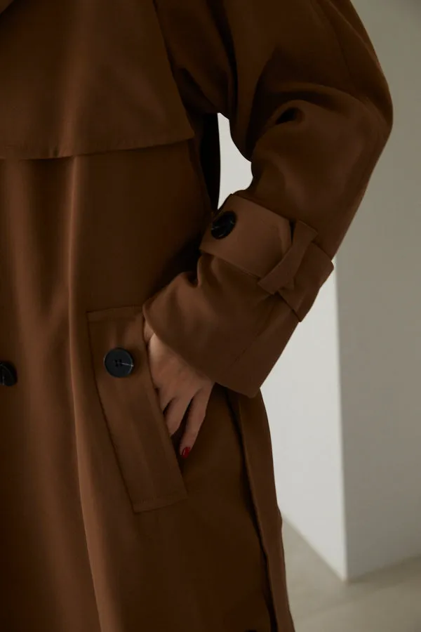 Elsa Trench Coat <br>-CAM-