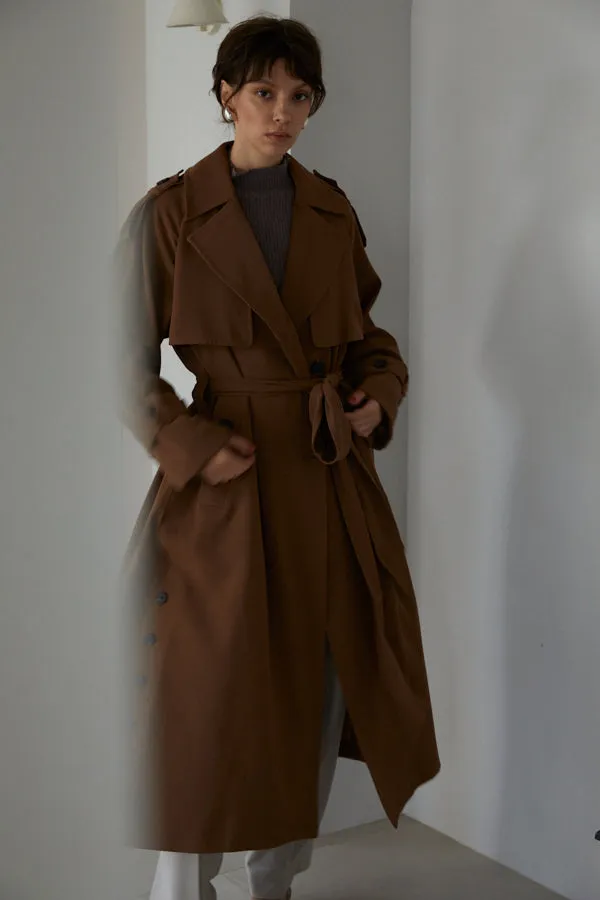 Elsa Trench Coat <br>-CAM-