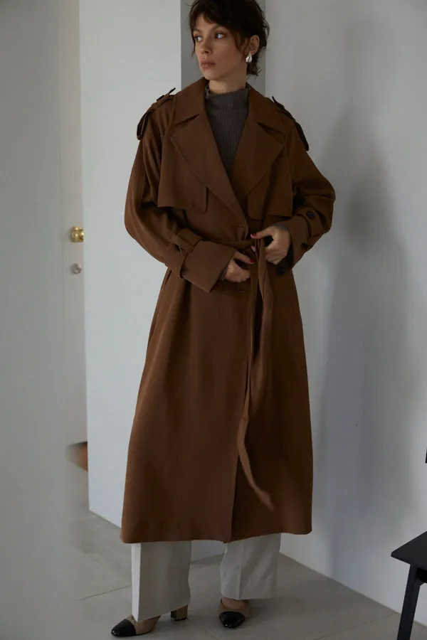 Elsa Trench Coat <br>-CAM-