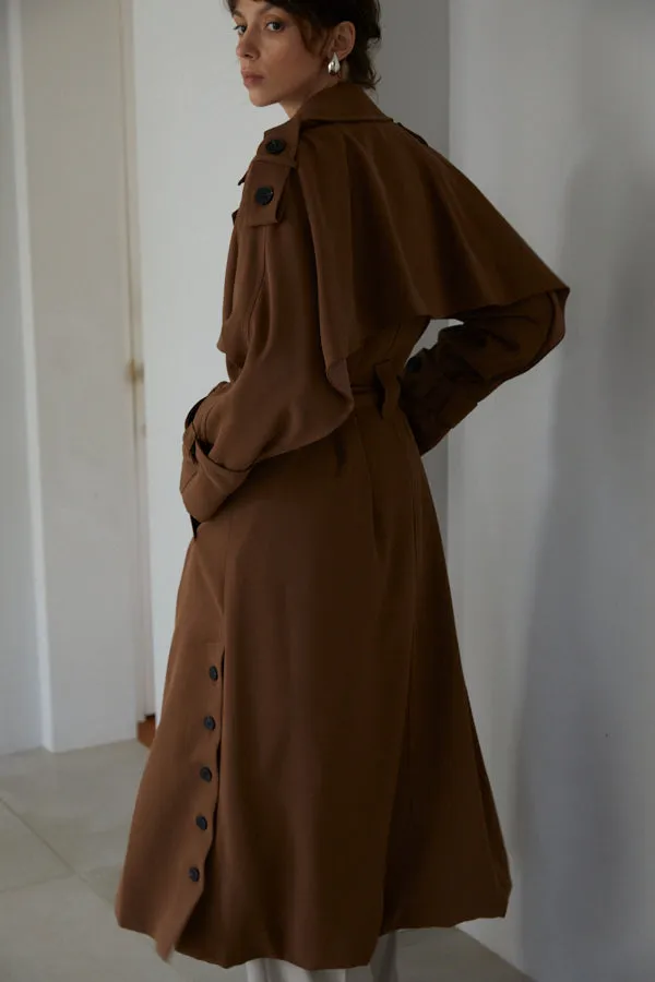 Elsa Trench Coat <br>-CAM-