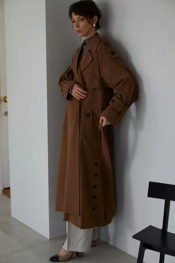 Elsa Trench Coat <br>-CAM-