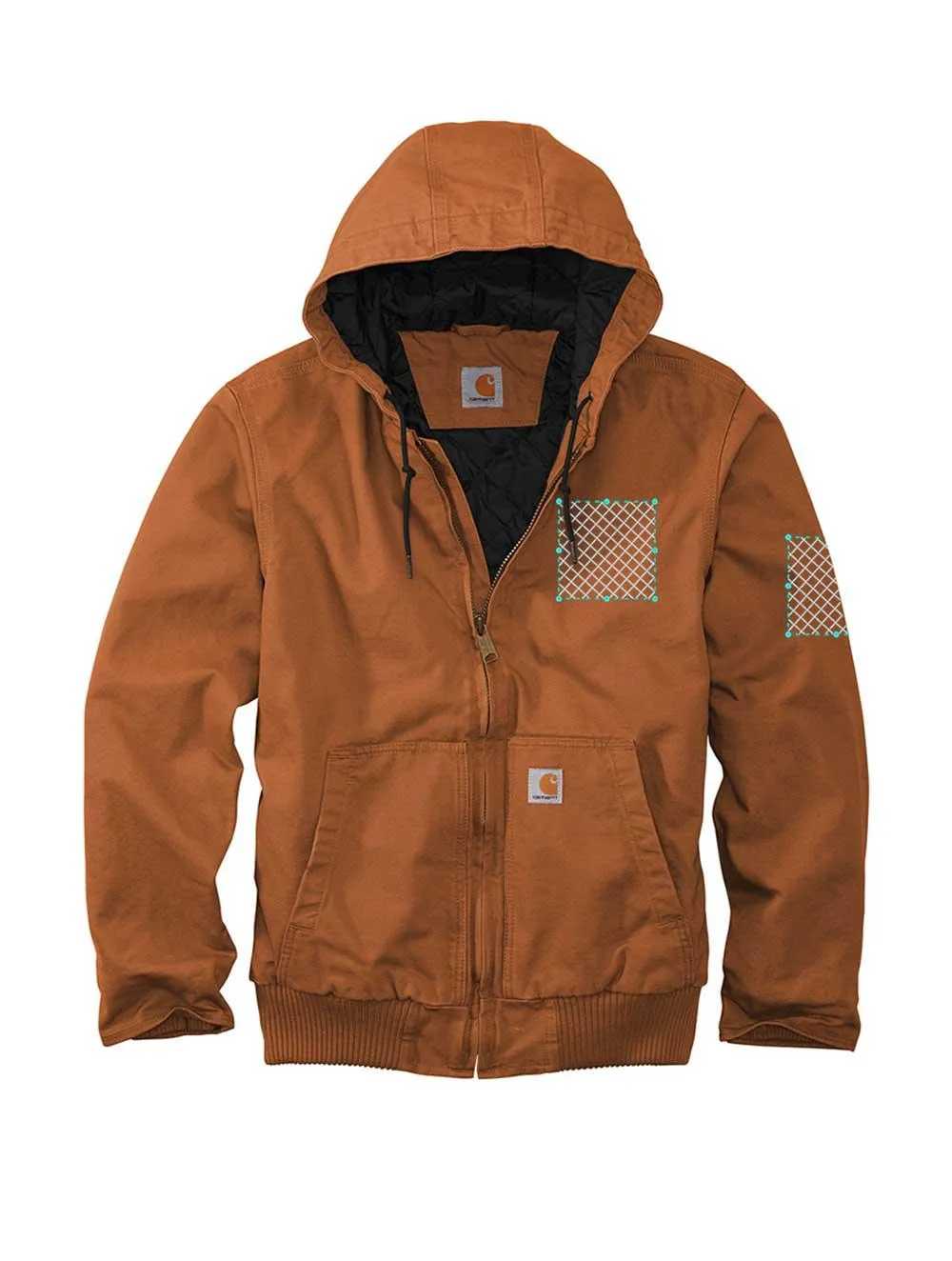 Embroidered Carhartt® Washed Duck Active Jac