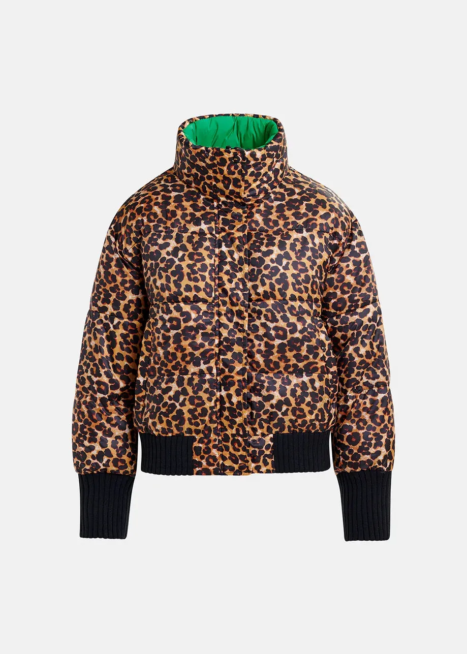 Essentiel Antwerp Gerobo reversible Jacket in Leopard