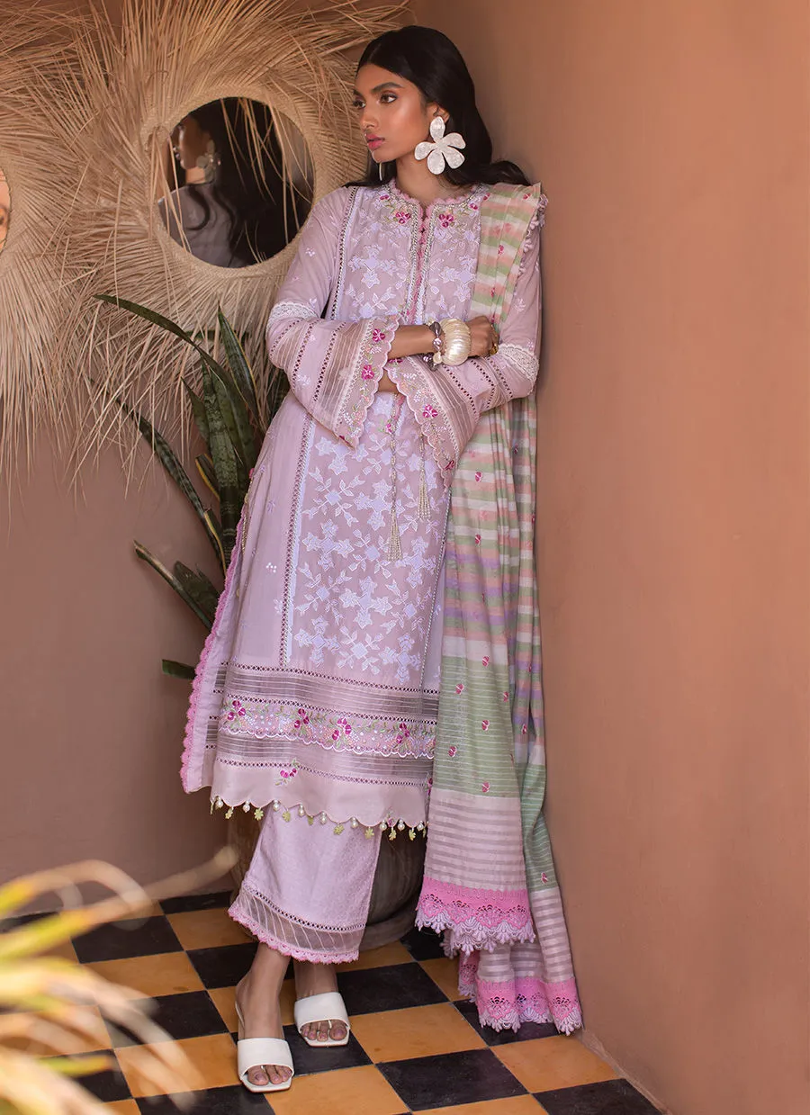 Farah Talib Aziz Luxury Lawn Collection 2023 – SETTI BLUSH