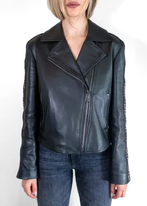 Fendi Leather Biker Jacket