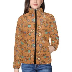 Fire Bloom Light Women's Stand Collar Padded Jacket