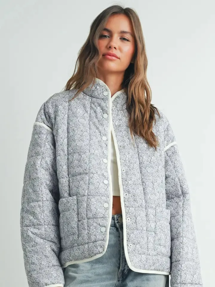 Floral Quilted Jacket