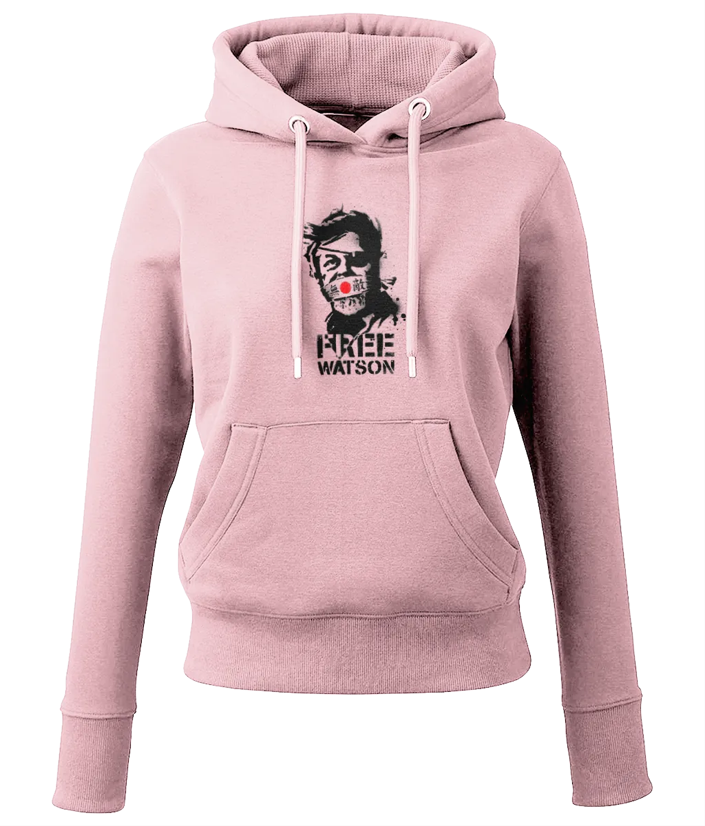 'Free Watson' by GOIN. Women's Pullover Hoodie #FREEPAULWATSON