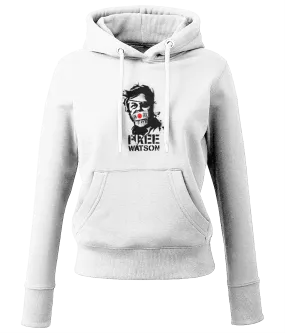 'Free Watson' by GOIN. Women's Pullover Hoodie #FREEPAULWATSON