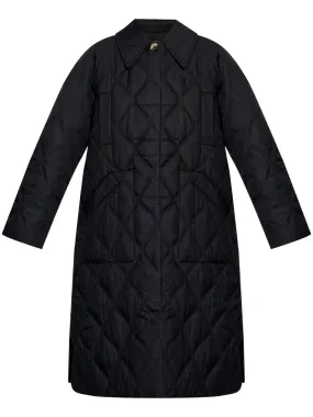 GANNI Elegant Quilted Midi Jacket