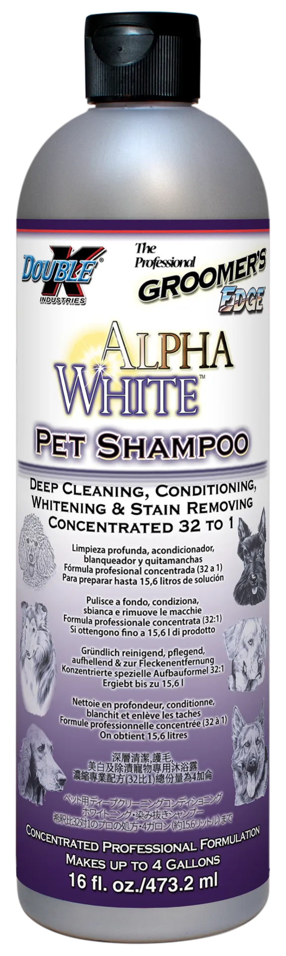 Groomer's Edge Alpha White Shampoo - 16oz