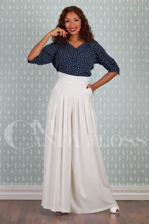 Harper-May Linen palazzo pants by Miss Candyfloss