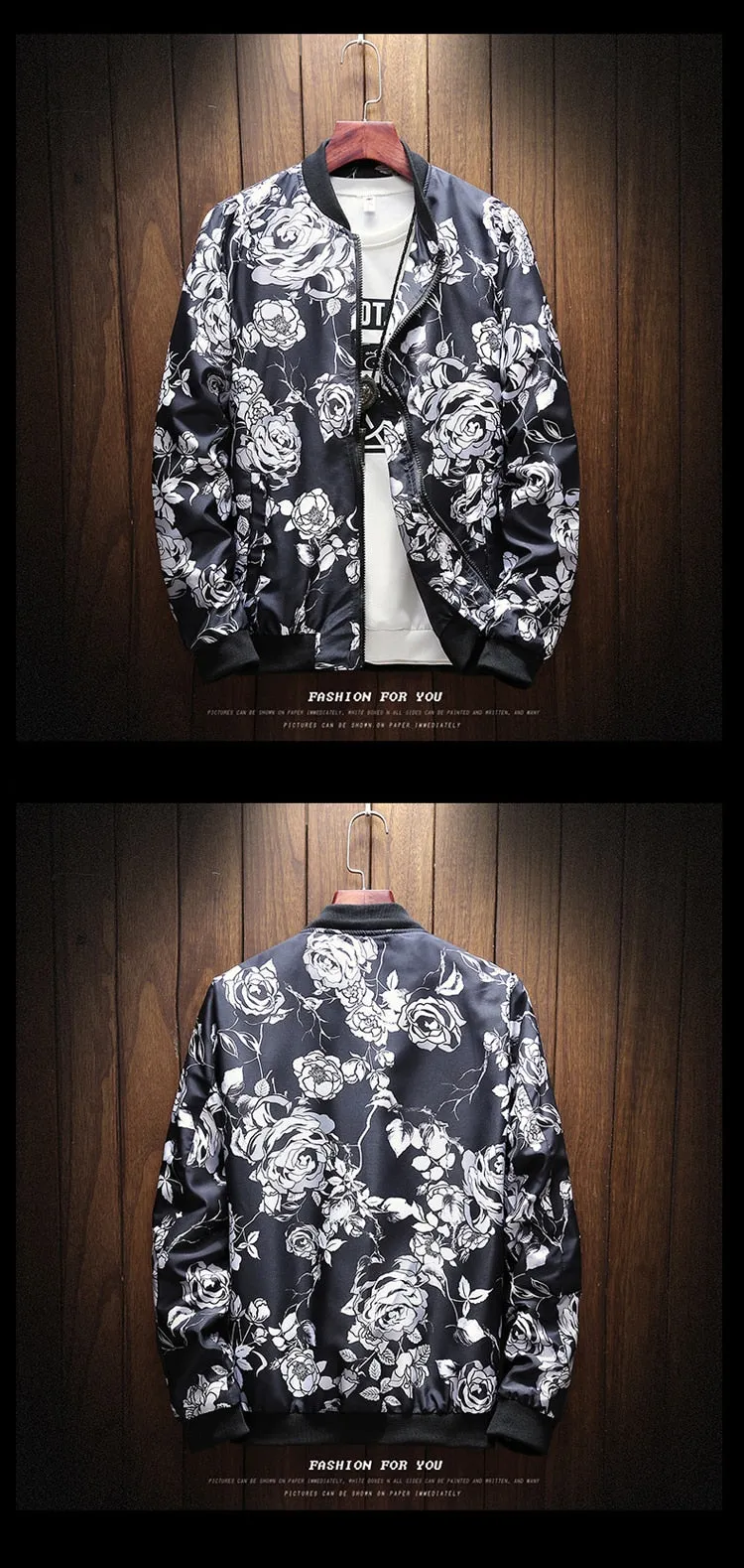 Hip-Hop Bomber Jacket