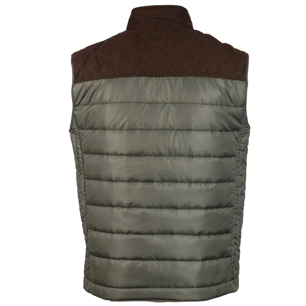 HOOEY PACKABLE VEST Olive & Brown