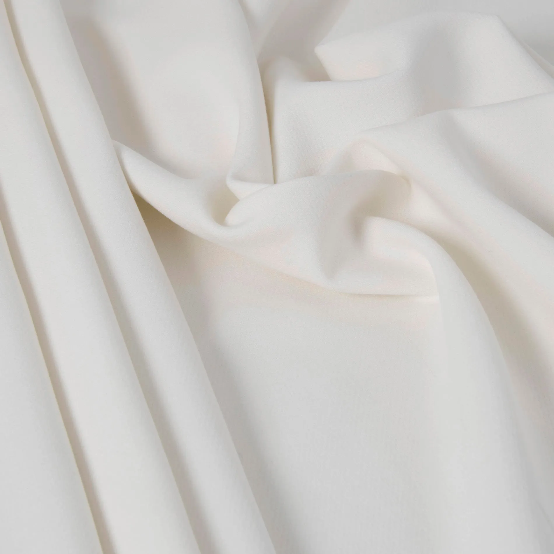 Ivory Double Weave Stretch Fabric 354