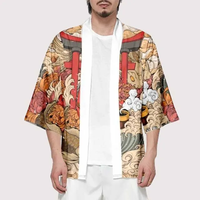 Japanese Daruma Doll Haori