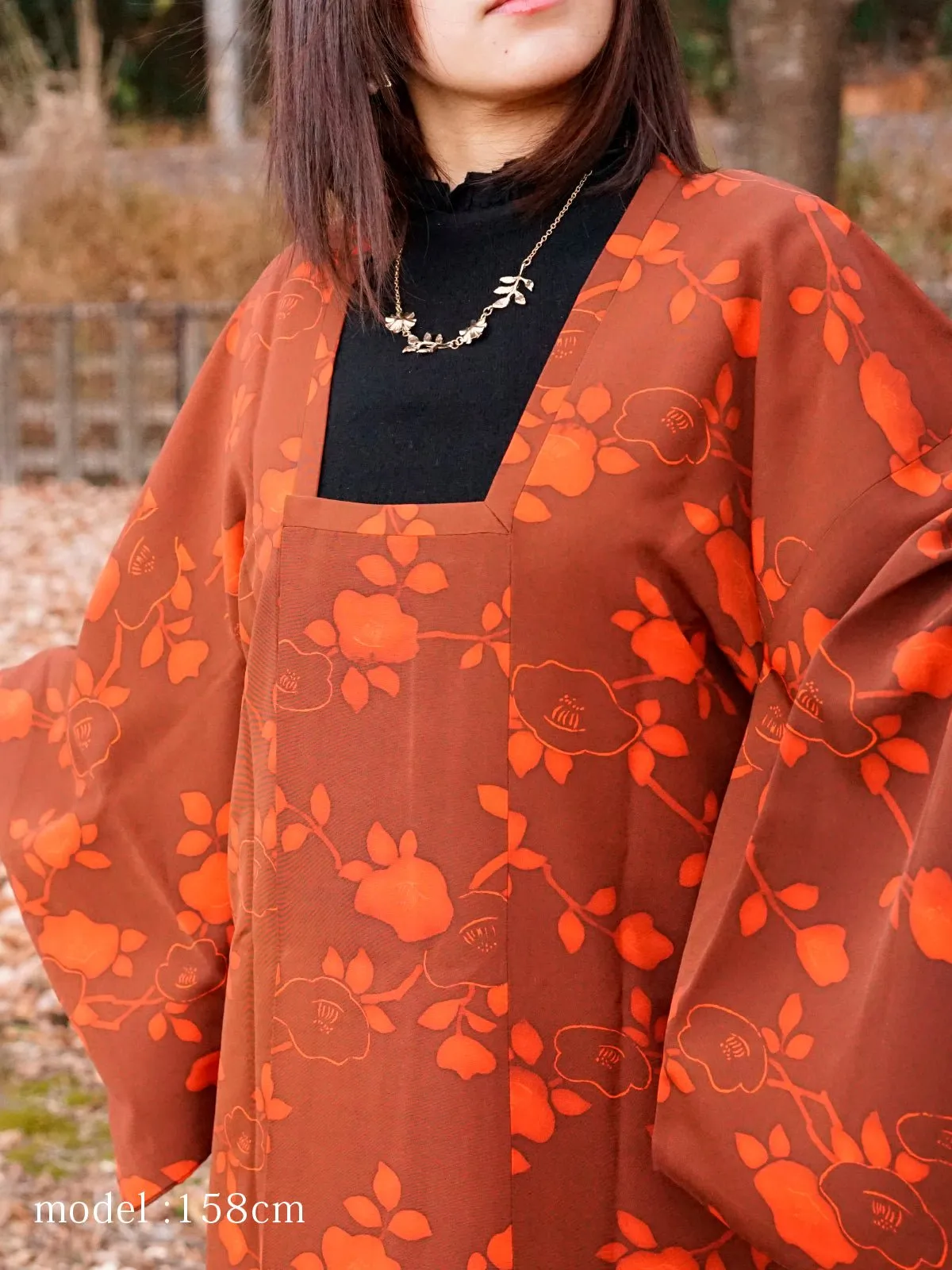 Japanese flowerplants design orange michiyuki