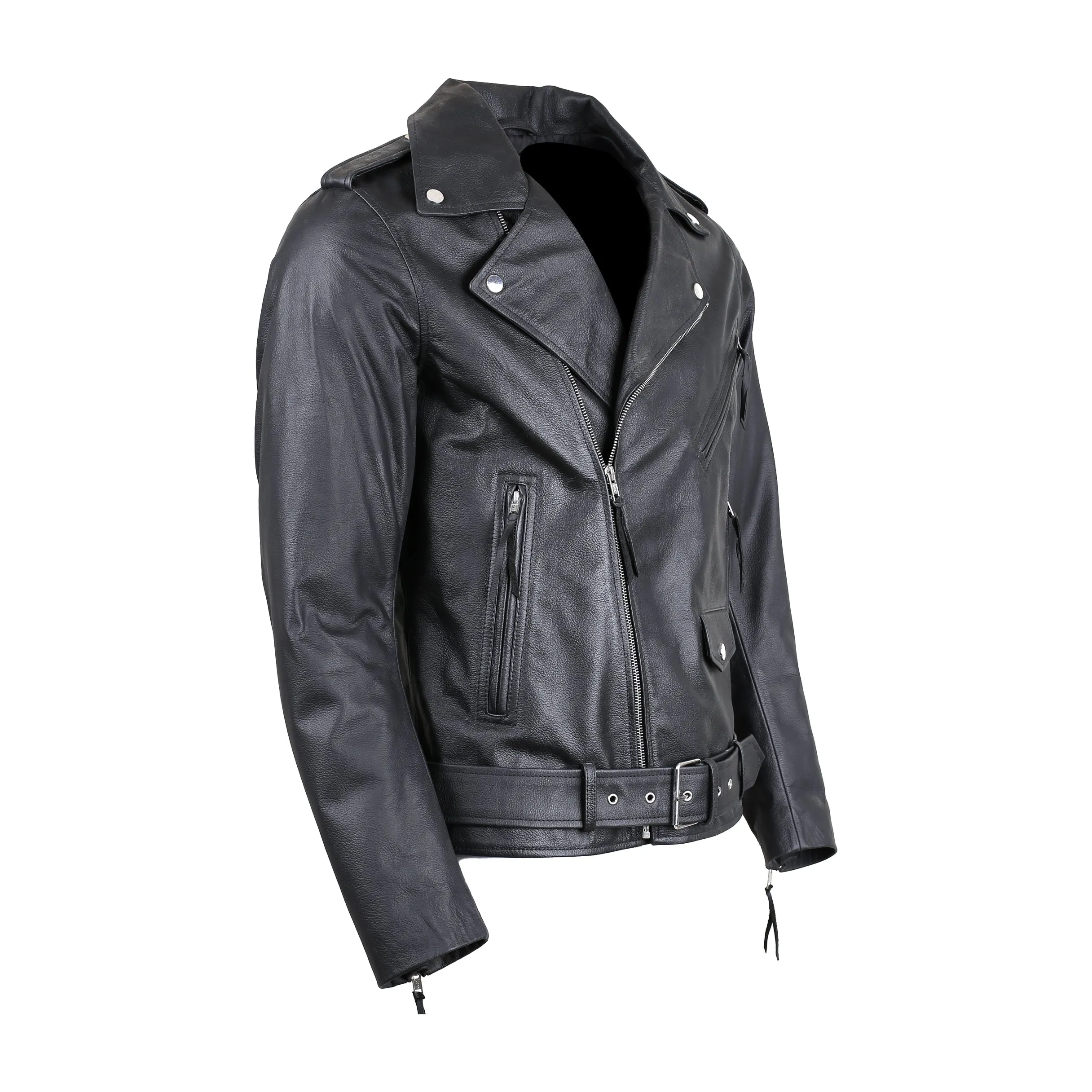 Jarvis Pro Men's Motorcycle Cow Leather Jacket