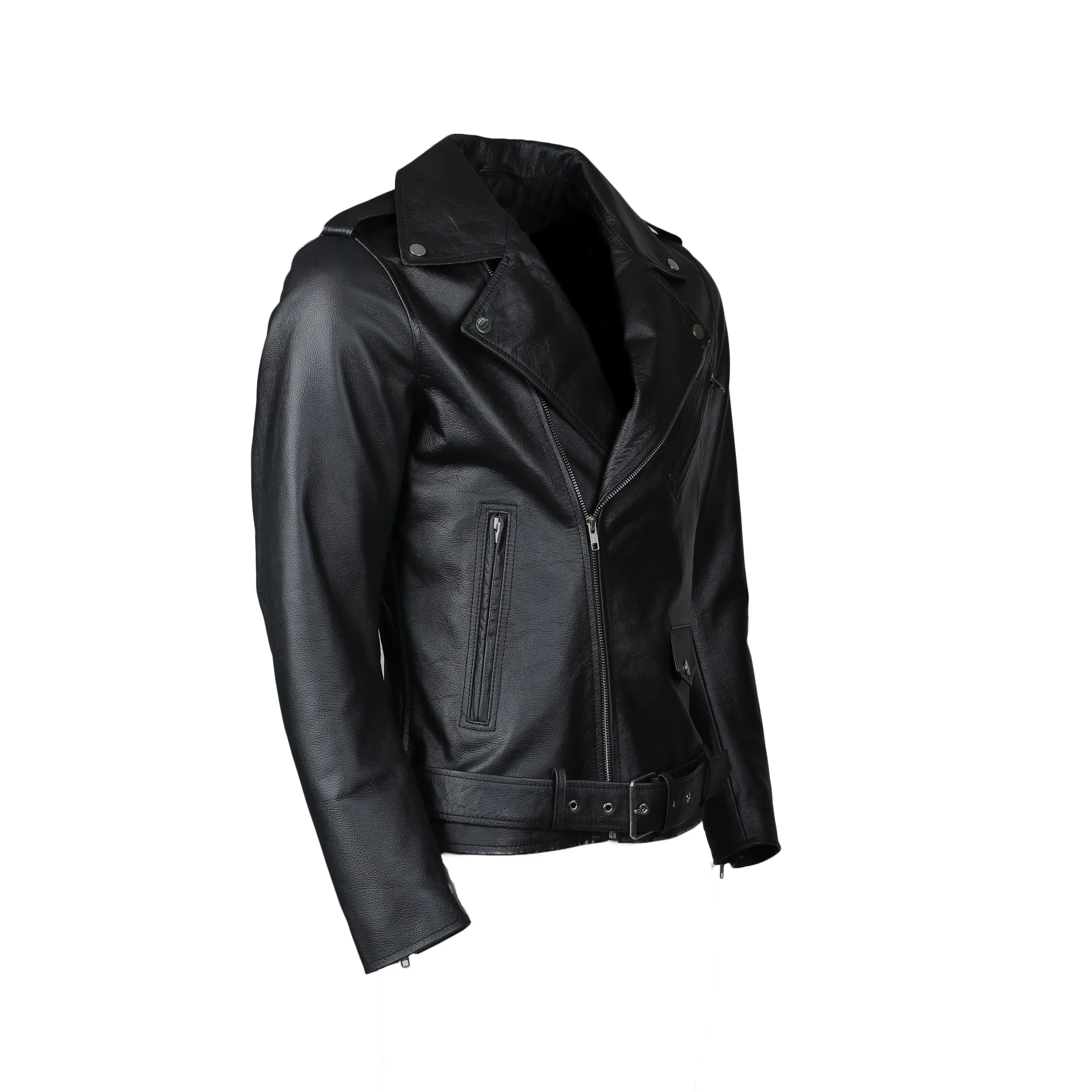 Jarvis Pro Men's Motorcycle Cow Leather Jacket