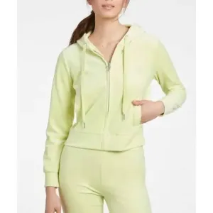 Juicy Couture - Velour Hoodie in Candy Green