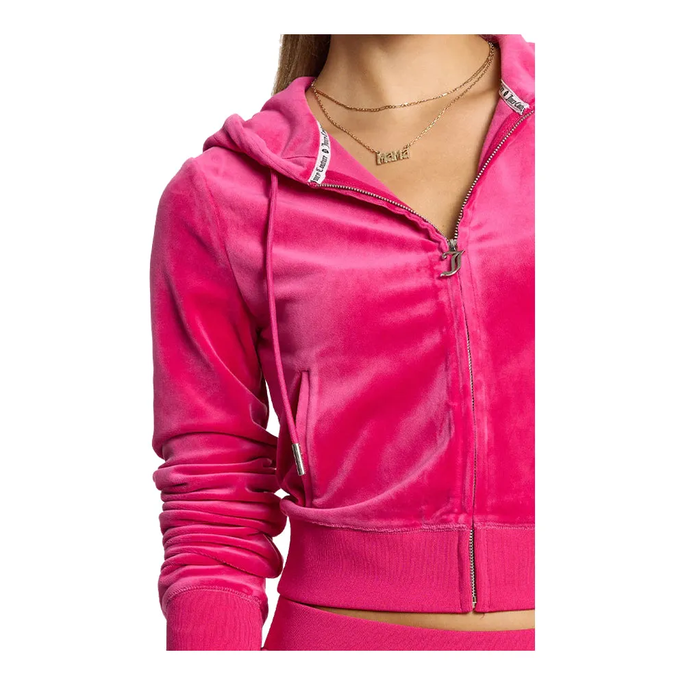 Juicy Couture Women's OG Big Bling Velour Hoodie