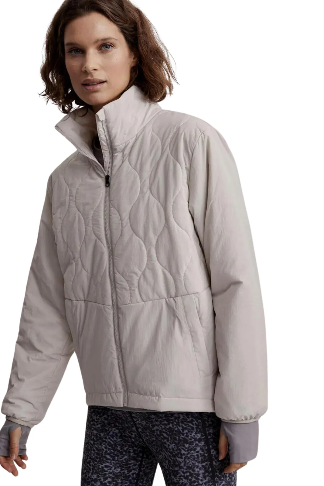 Kai Quilted Active Jacket, Rainy Day