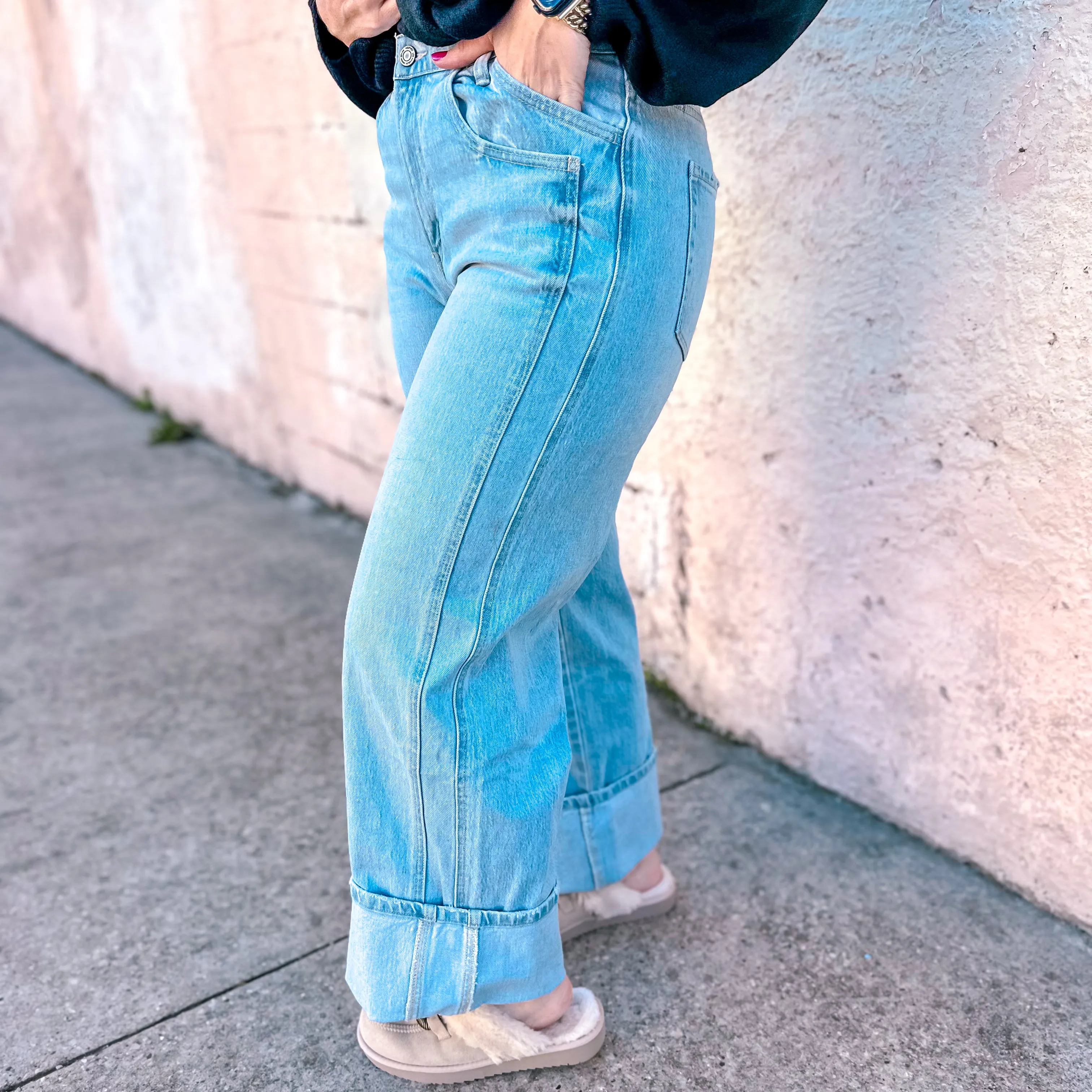 Kristal High Rise Baggy Denim