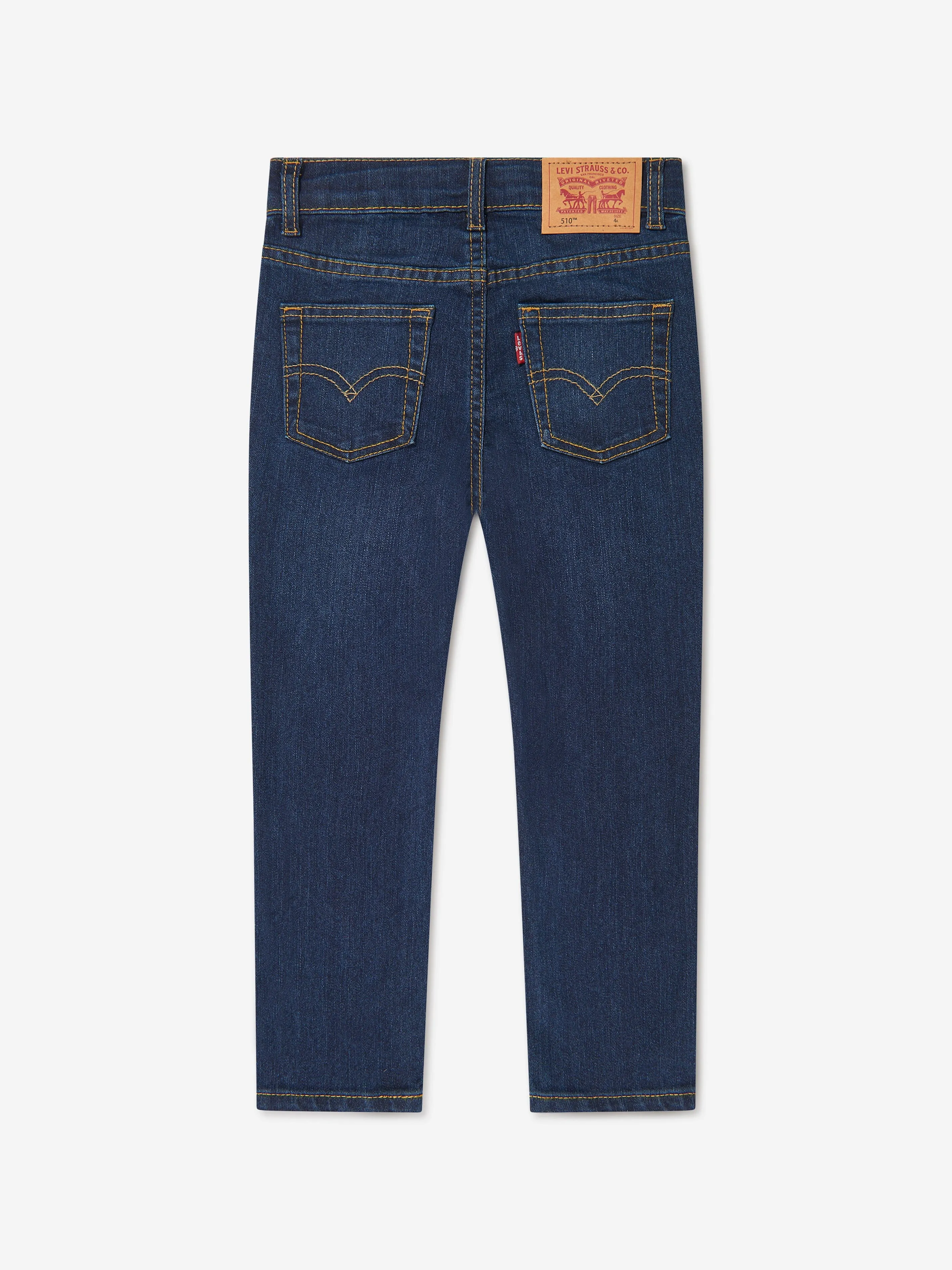 Levi's Boys Cotton Denim Skinny Fit 510 Jeans