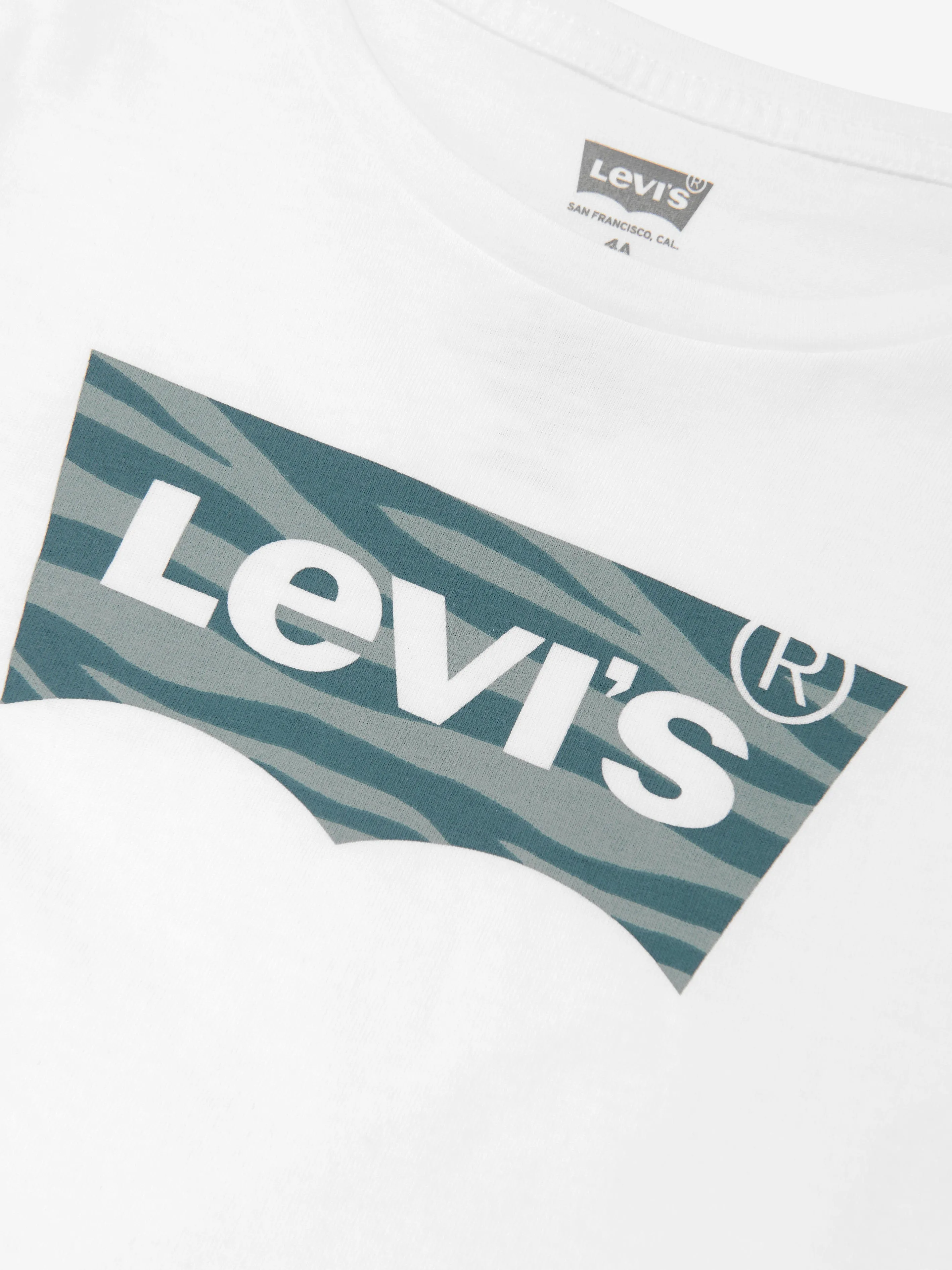 Levi's Girls Zebra Batwing T-Shirt in White