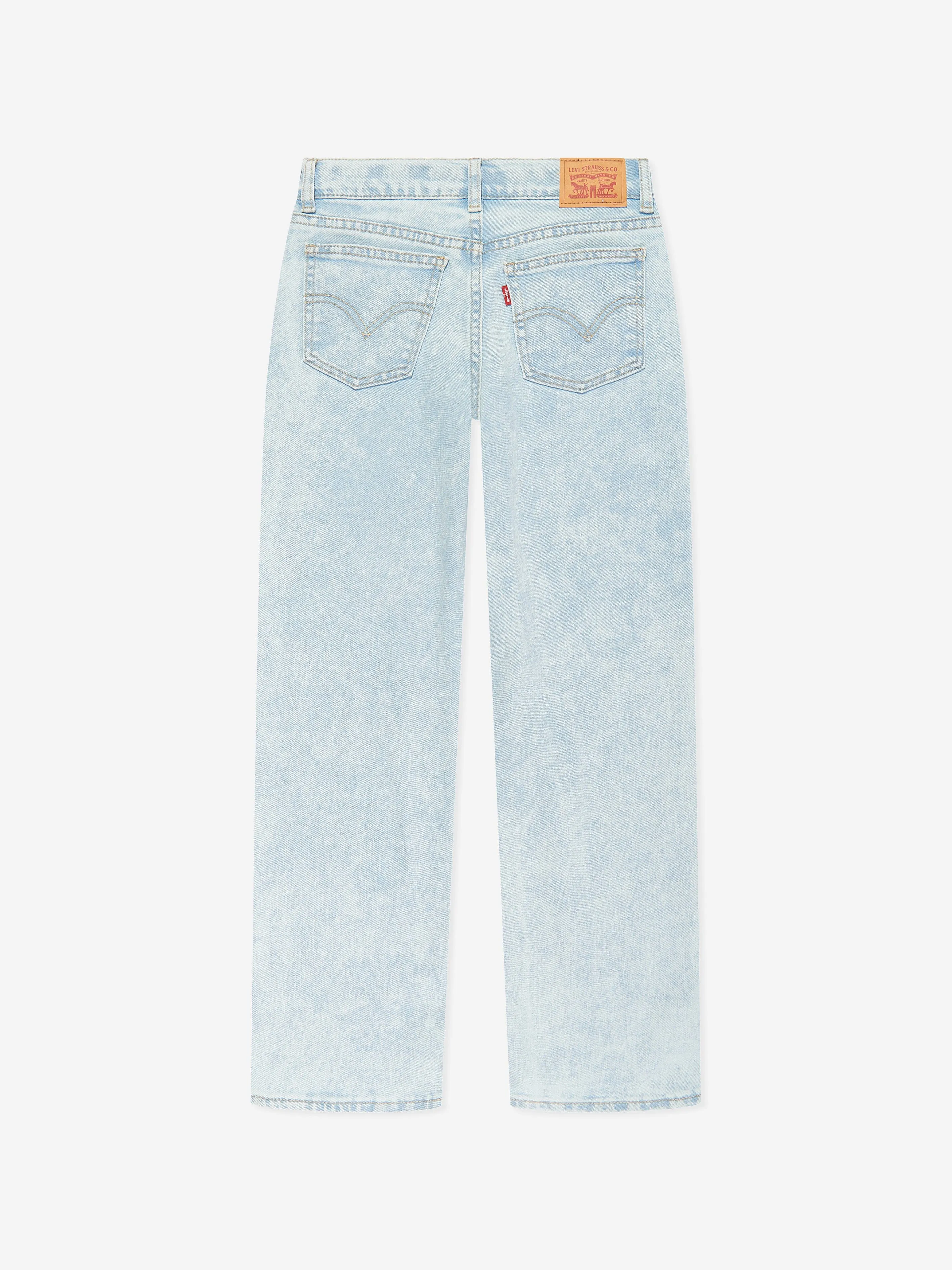 Levi's Wear Girls Wide Leg Jeans in Blue