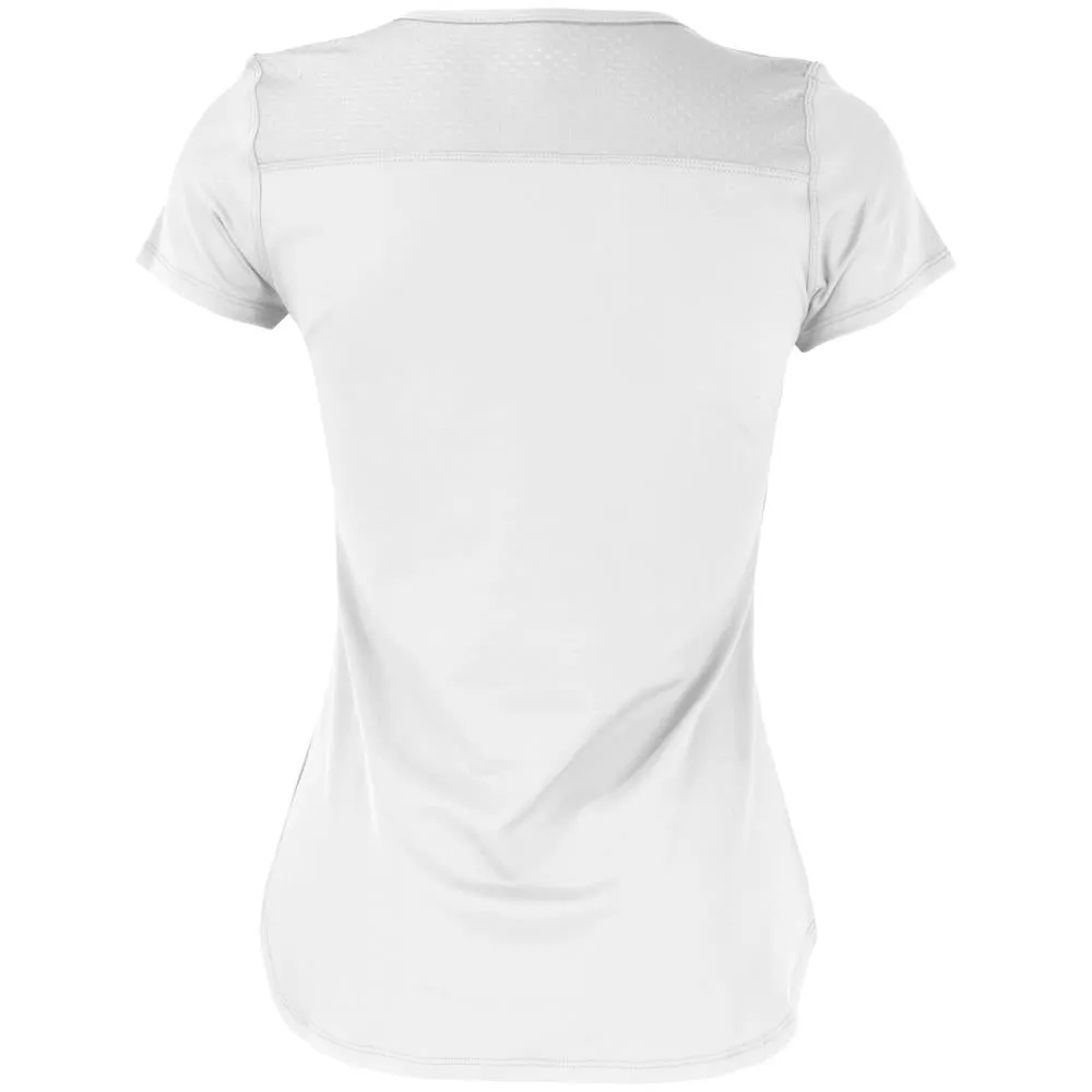 Lija Women's Deep V Tee - White