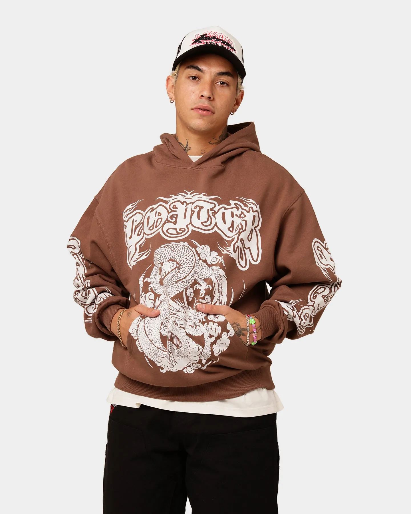 Loiter Oblivion Hoodie Brown