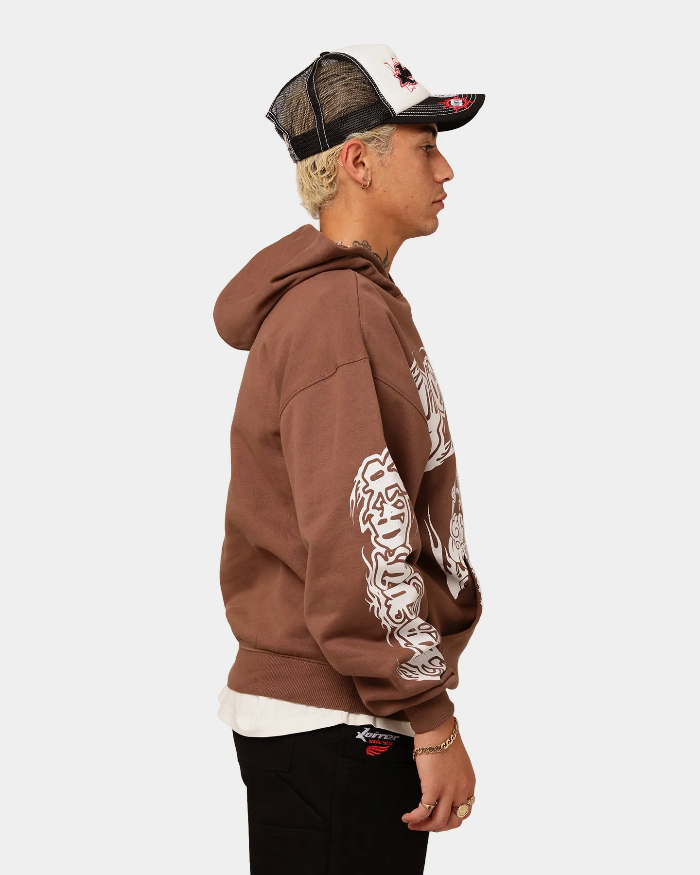 Loiter Oblivion Hoodie Brown