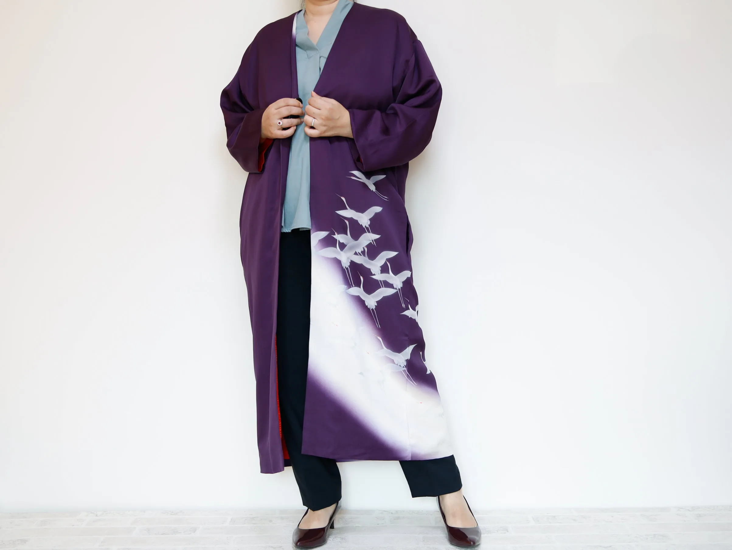 <J06-025> KIMONO Long Jacket