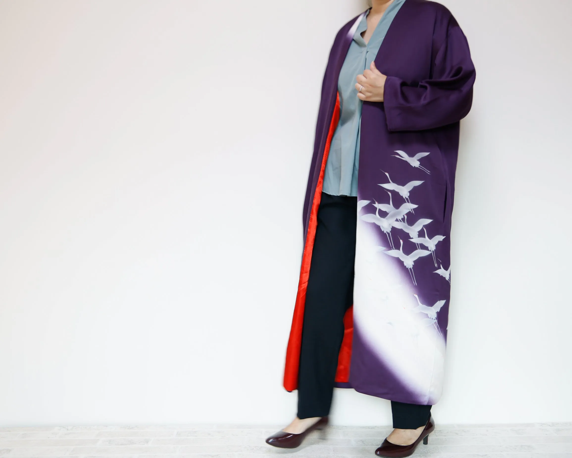 <J06-025> KIMONO Long Jacket