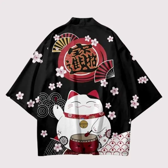 Lucky Cat Haori