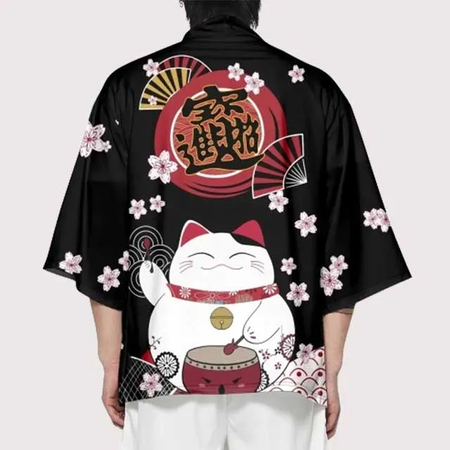 Lucky Cat Haori