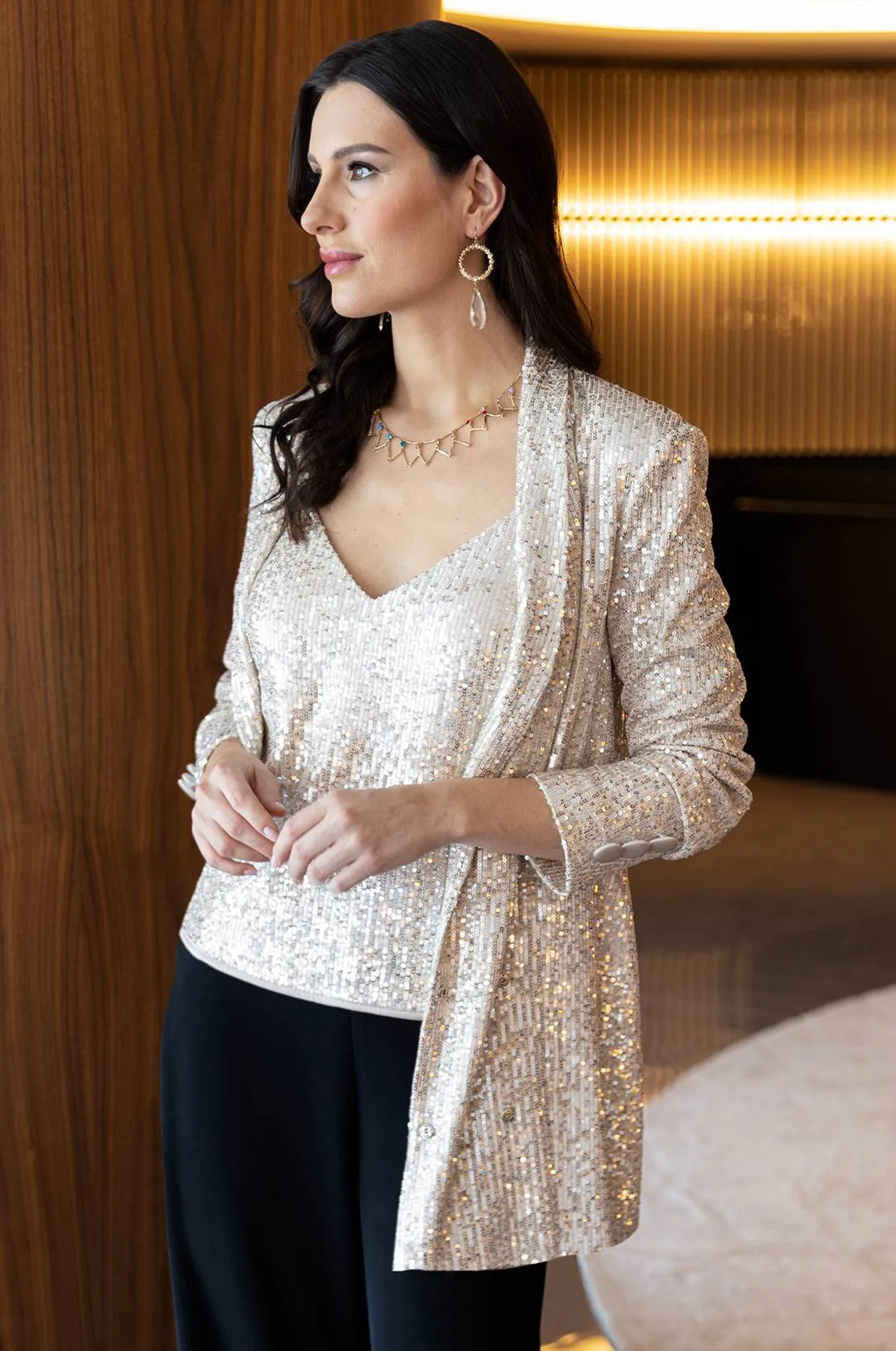 Lyman - 239814U Sequin Blazer