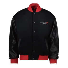 Marwin Sports Dodge SRT Red Rib Letterman Men's Jacket