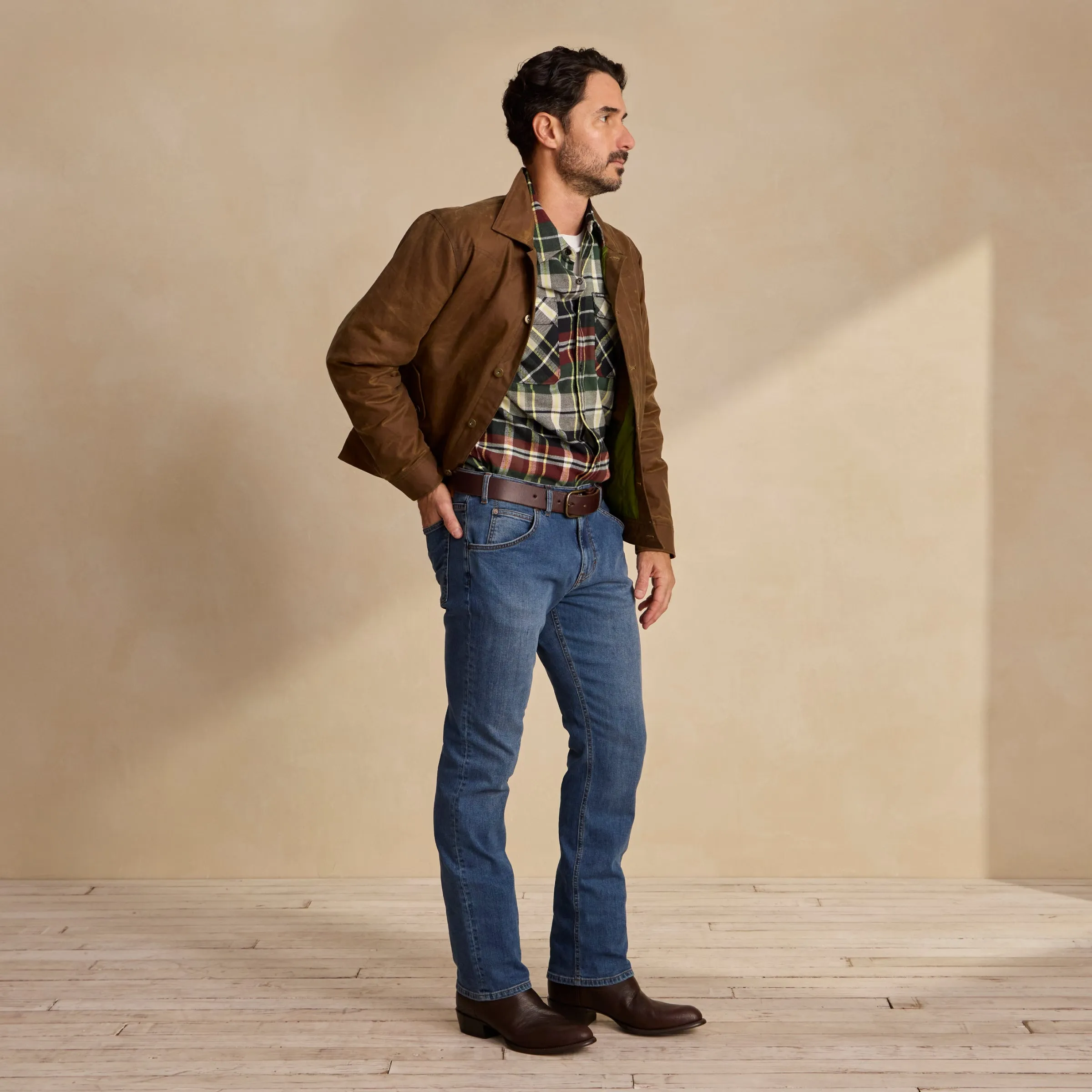 Men's Buckaroo Waxed Canvas Trucker Jacket